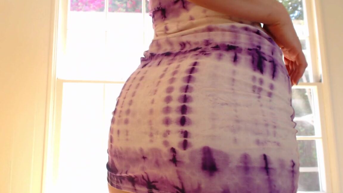 Luscious Lopez Upskirt Tight Dress