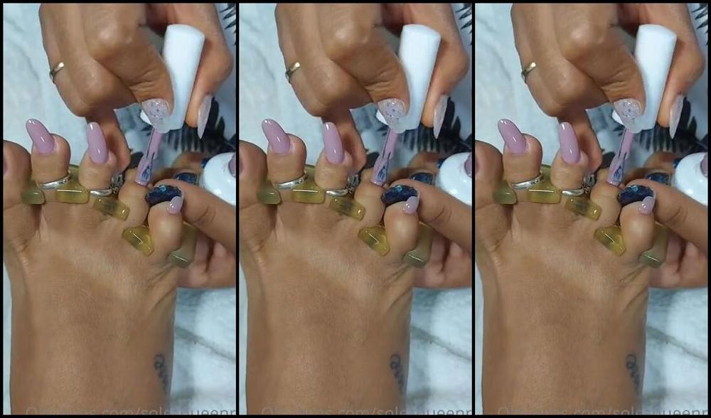 Meryann Aka Solesqueenrd Onlyfans Good Morning My Babies New Pedicure New Beautiful Color I Hope You
