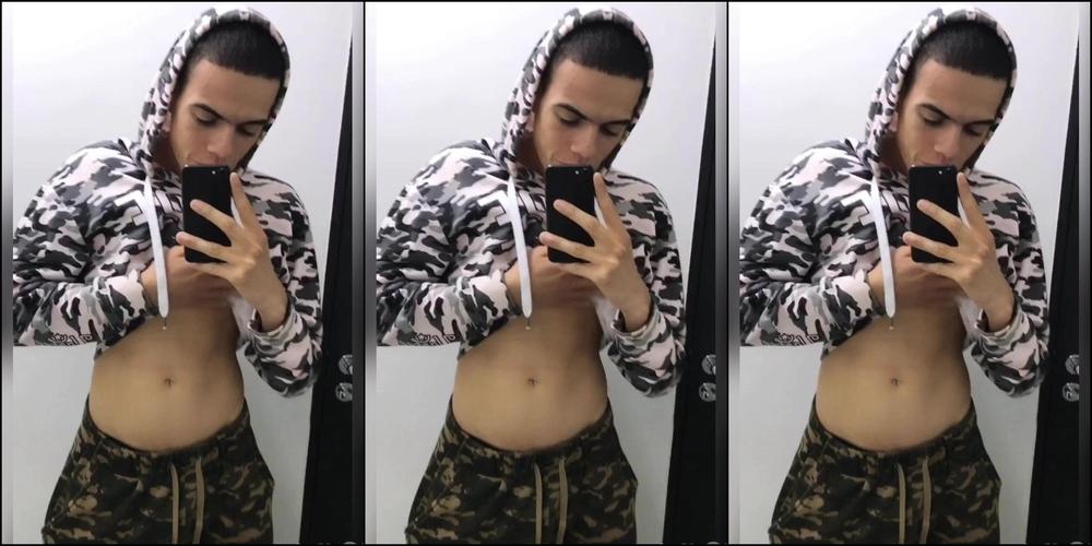 Victorhugo Ahead Of The Big And Hard Mirror Of The