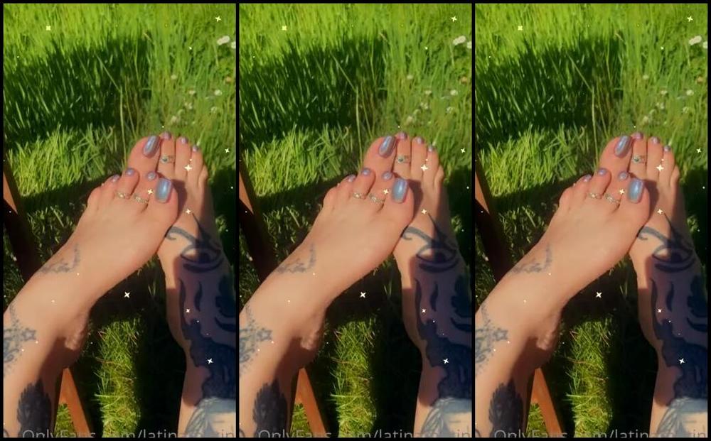 Latinamarina Onlyfans Sc Only Lets You Record For A Min A Time S Here S 3Mini Clips Of Me Feets Chilling Int Garden For 2