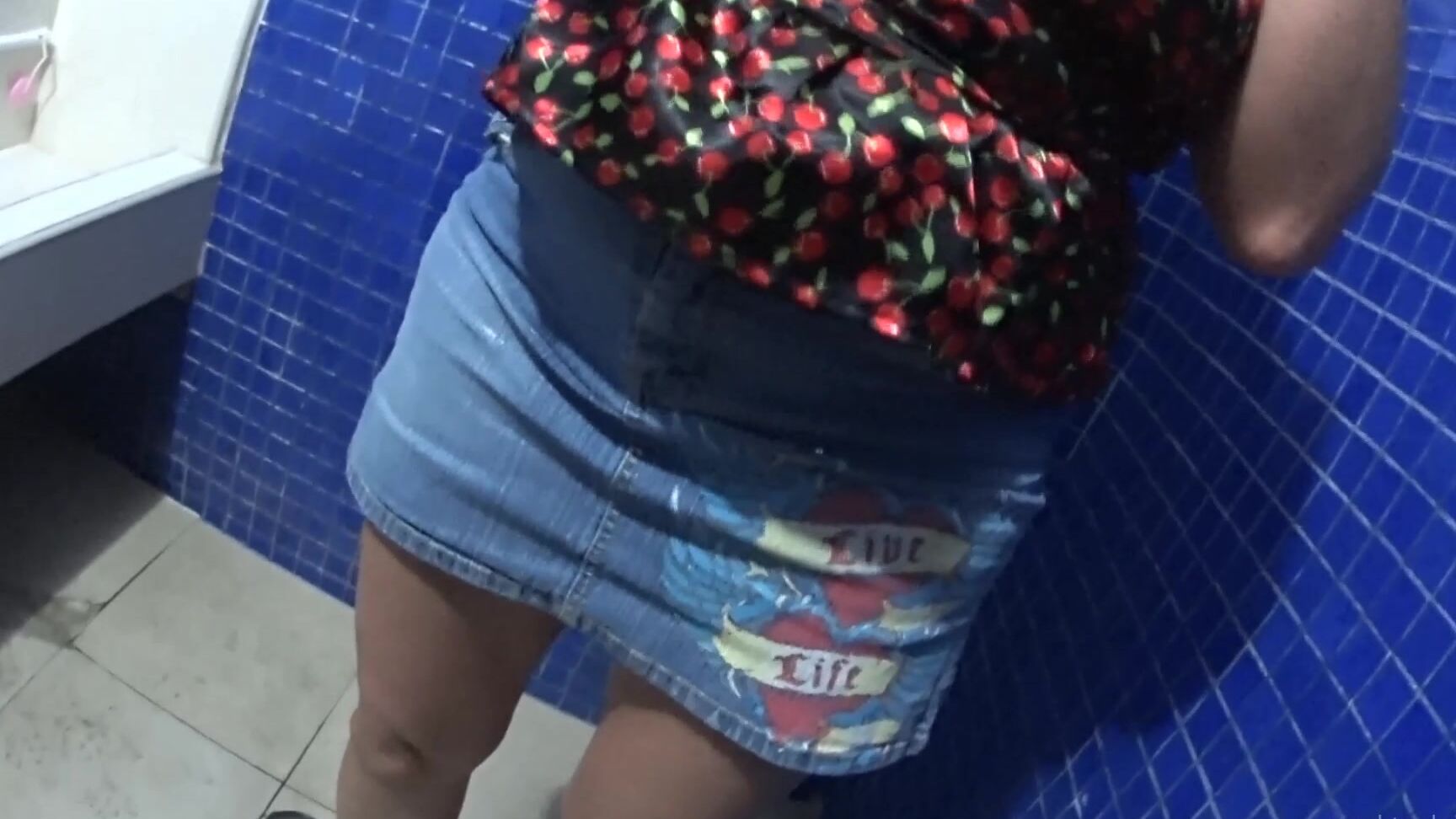 Naughty Christine Avoiding The Wild Cat Security Guard