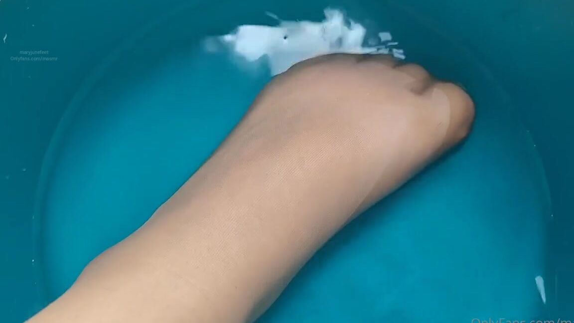 Masmr Onlyfans 7September Wet Nylon Socks Finally First Time In My Feet Career