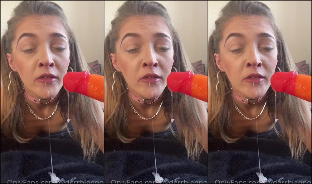 Rhiannonryder Fucked All That Spit Out Of My Mouth Wearing Pigtails