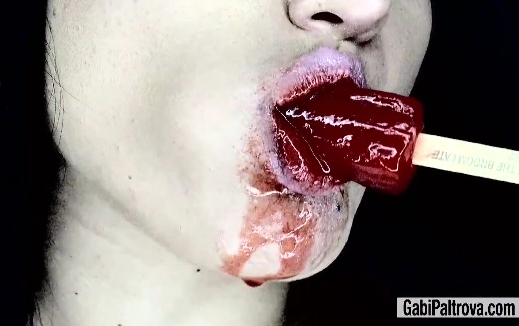 Food, Food & Object Crush, Food Porn, Mouth Fetish, Wet & Messy gabi paltrova my mouth needs something slippery ManyVids