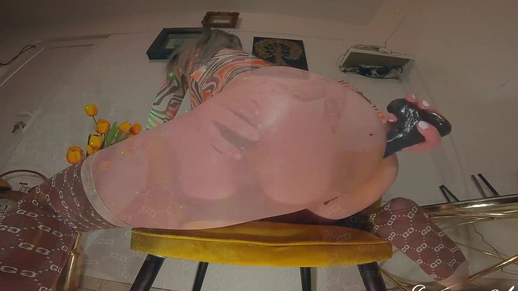 Dirty Chair Before My Anal Squirt Orgasm Indecentalice