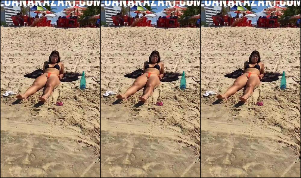 Kazakiluana 2140776267 06 20 2021 Passeando Com O Meu Micro Bikini Na Praia Do Futuro Fortaleza Parte1