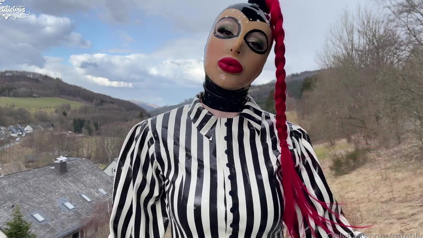 Mfetilicious Wearing My New Striped Blouse At The Balcony At Sauerland Weekend The People Outside A F