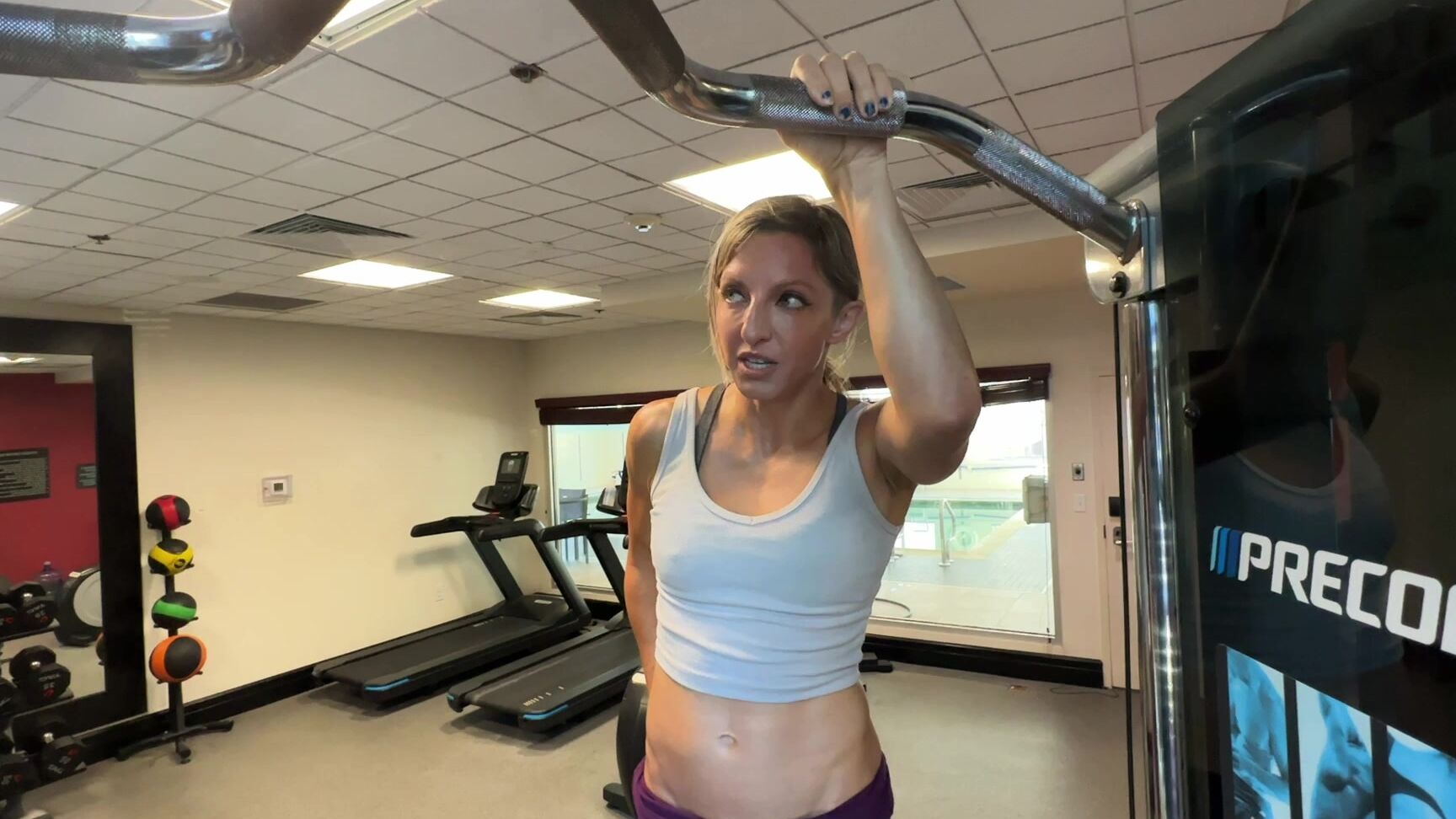 Lora Cross Pushup And Chinup Challenge