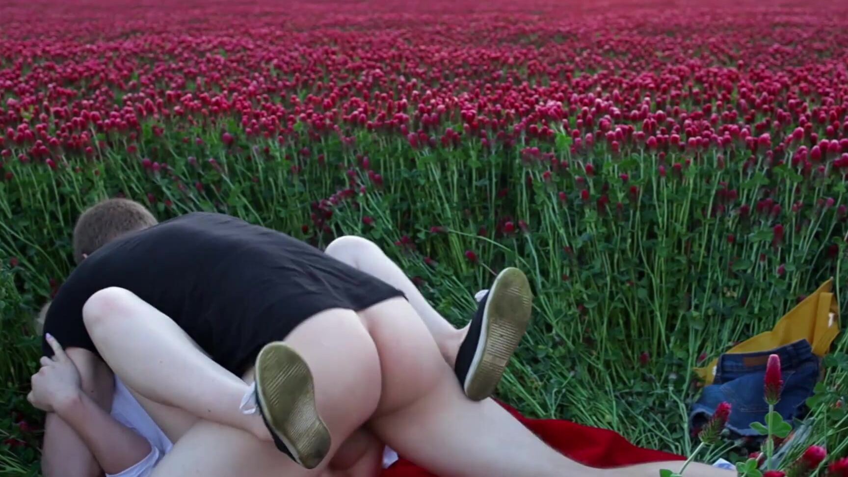 Miaart I fuck with horny stranger in flower (free Pornhub