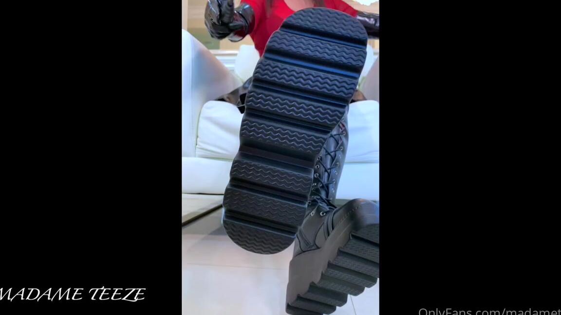Madameteeze Onlyfans For All You Boot Addicts Hehe