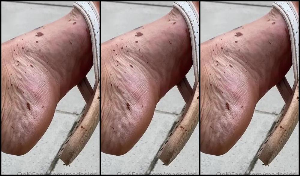 Msmaddy Aka Madsoles 1 Onlyfans Its Not Often My Feet Get This Dry After A Hard Days Garden Work They Were Dirty Smelly Dry And