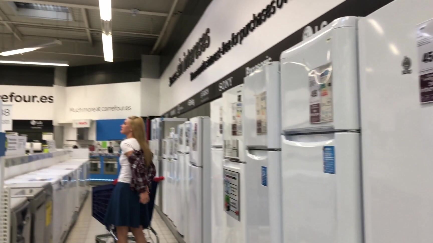 Embarrassed Naked Female, Embarrassment, Flashing, Public Flashing, Public Outdoor iviroses pantsing 12 fall on supermarket floor ManyVids