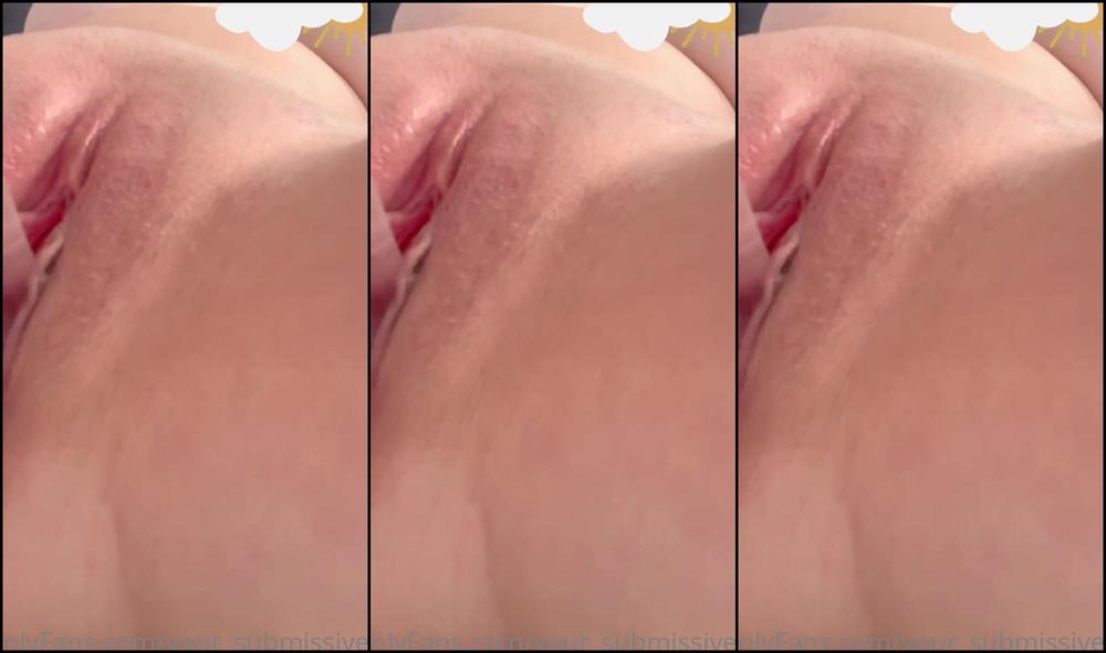 Your Submissive Doll Watch How Wet My Pussy Gets Just Thinking About