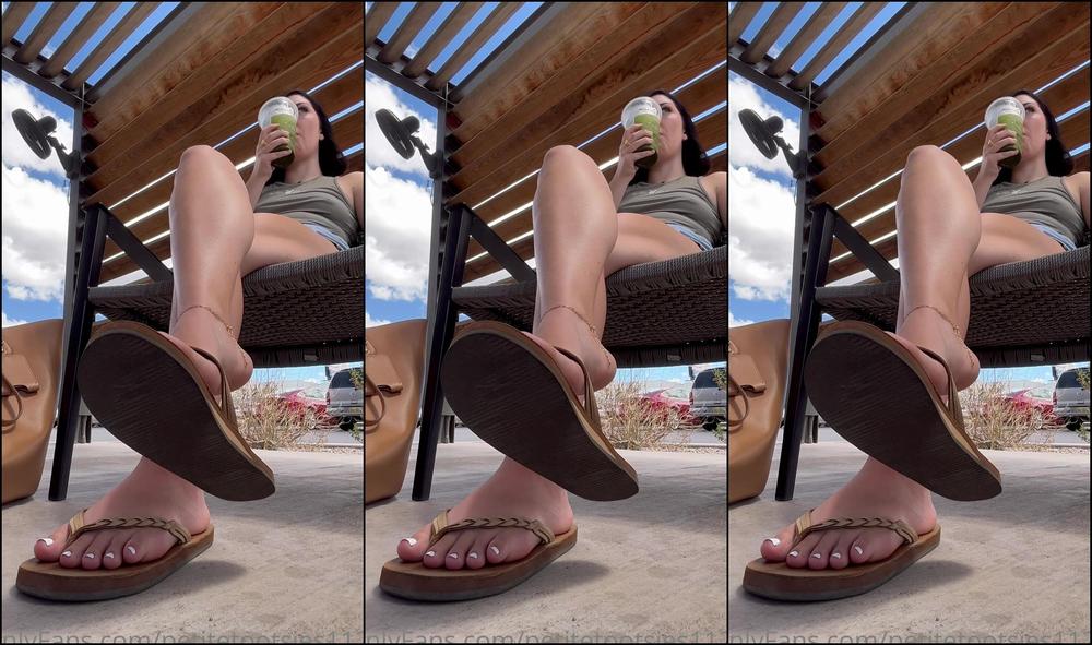 Penelopestootsies Public Flip Flop Fun