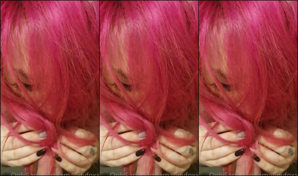 Xmandyfoxxx Pink Hair Job Scene Enjoy Have A Fun Sunday Afternoon Xxx