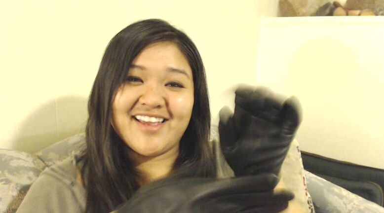 Deesdeepthroat Dee Trying On More Gloves