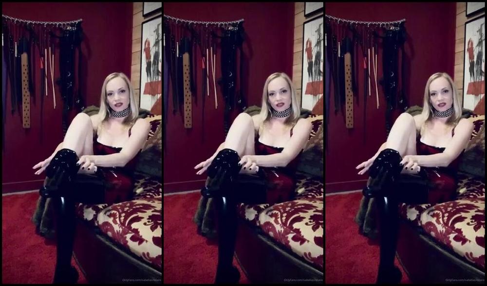 Isabella Sinclaire Nicknamed Isabellasinclaire Onlyfans April 4 2020 Long Distance Training With The Quarantine Queen And Her Minions Latex Foot Worship