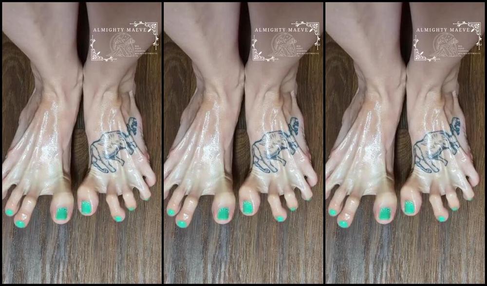 Almighty Maeve Nicknamed Almightymaeve 06 27 2024 Onlyfans Video How About Some Oiled Toe Wiggles With The New Green Tip If You Wanna Suck