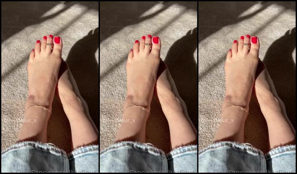 Oliviafleur X 02 13 2022 Onlyfans Video Show My Feet Some Love First And Ill Wrap Them Round Your Cock Next