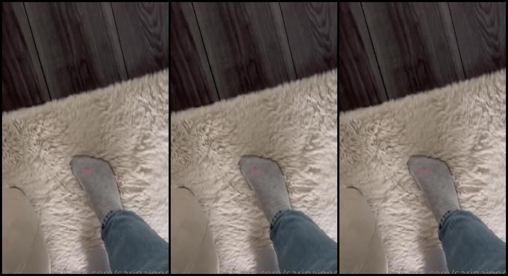 Sarina Jones Nicknamed Sarinajones 09 28 2023 Onlyfans Video Some Grey Puma Socks With Pink Logo Are Waiting For You Enjoy Some Arches Do You