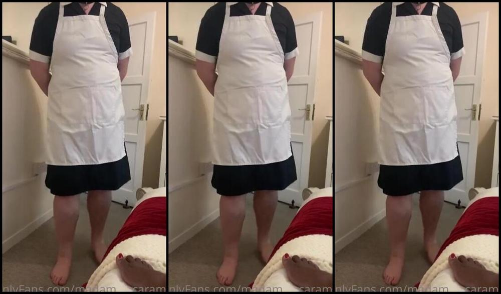 Madam Caramel Onlyfans Champagne Maid Hazel Learn The Entering And Leaving The Room Protocol