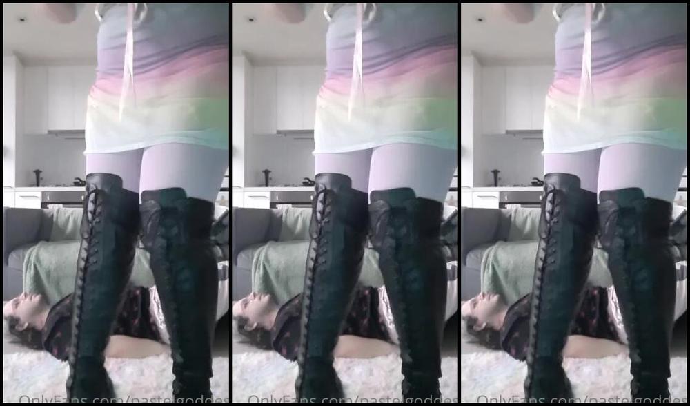 Pastel Goddess Nicknamed Pastelgoddess Onlyfans 05 19 2022 What Do You Guys Think Of My New Boots Cant Wait To Do Some Proper Trampling
