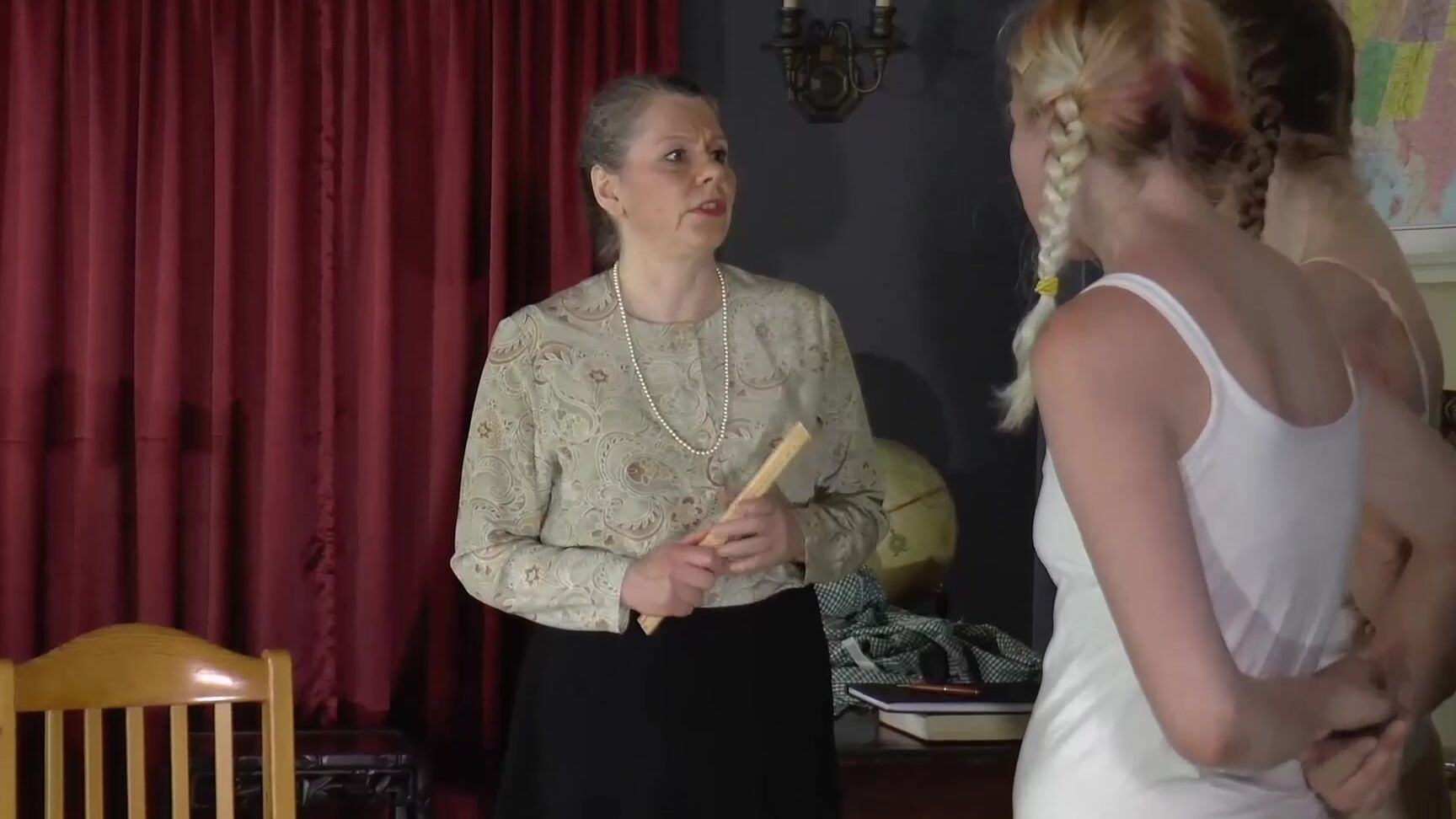 Miss Bernadette, Miss Elizabeth, Misty Lovelace, Apricot Pitts, Elori Stix, Luci Lovett, Rachel Adams, Spanking F F, Strictmoor Academy, Strictmoor Academy Six Naughty Girls, Full HD, sarahgregoryspanking SGS Strictmoor Presents Six Naughty Girls Sce