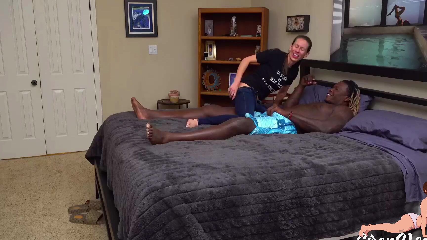 BBC,Black Cock,Creampie,Cuckolding,Interracial hungbiswitch louie smalls bbc creampie clean up ManyVids