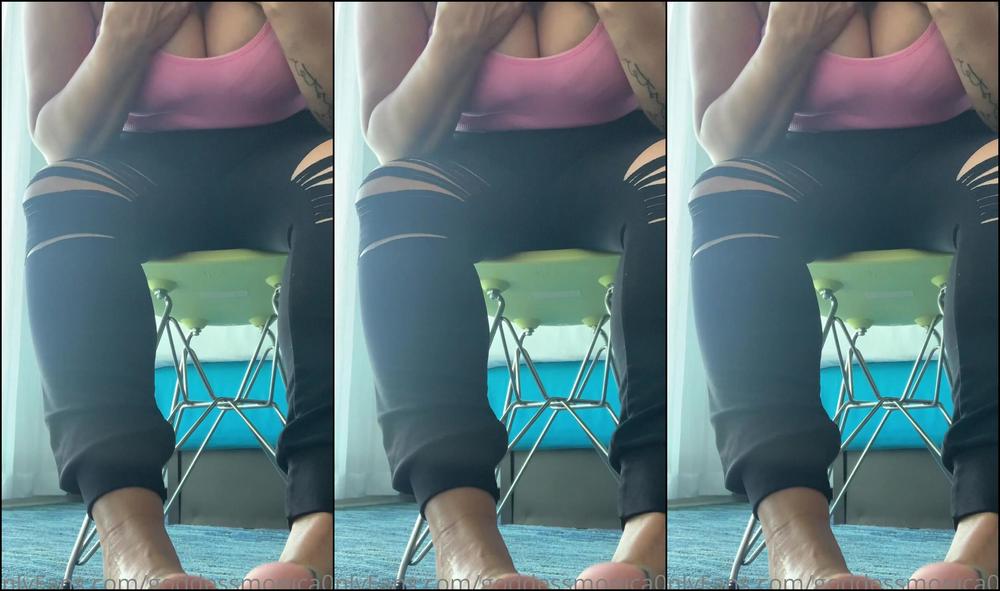 Goddessmonica W Spit Foot Tease Per Your Request