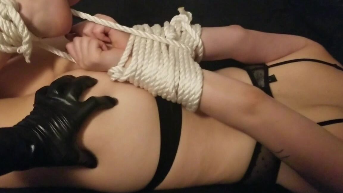 Rope Bunny, Struggling, POV, Rope Bondage, Bondage you tie bunny up ManyVids