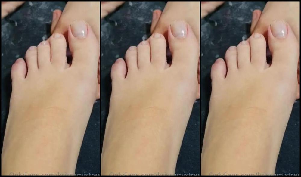 Goddess Samariel Nicknamed Krissamistress Onlyfans Video Enjoy 12 Minutes Of My Pedicure Session Foot Fans
