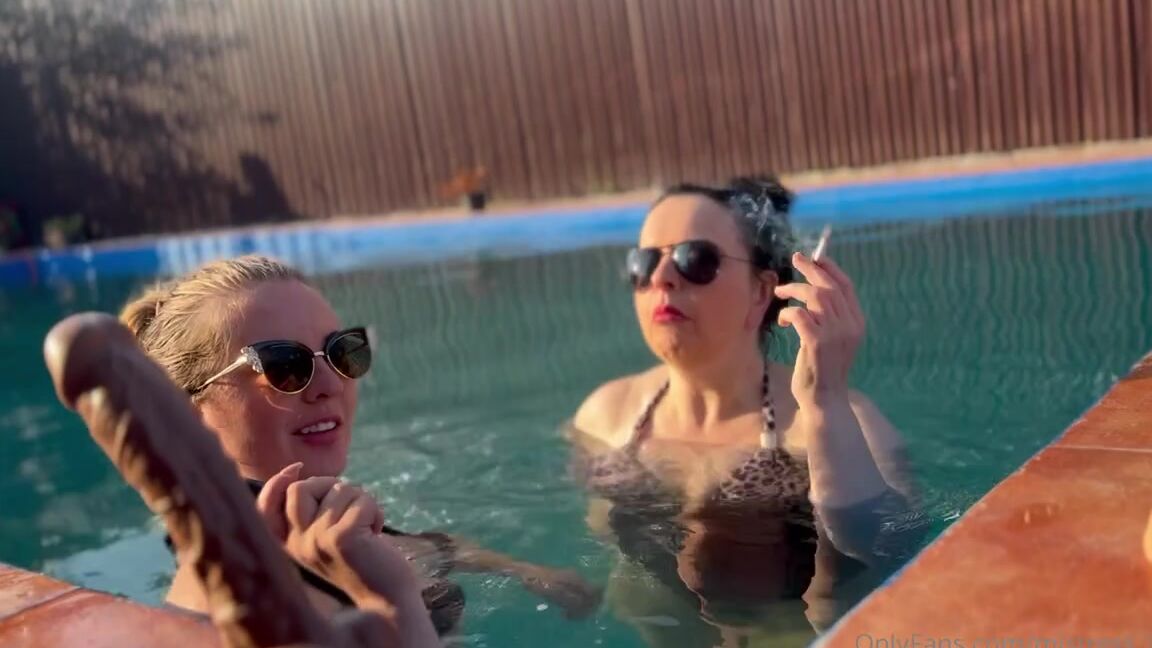 Mistress Zeida Onlyfans Imagine If Would Be Your Useless Cock Near To The Pool