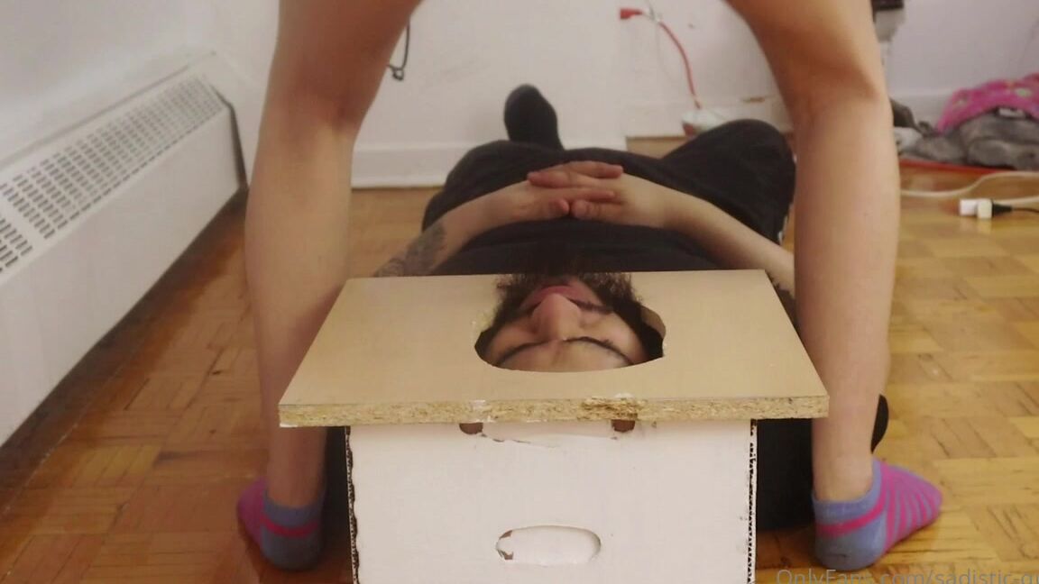 Sadistic Queen Ass Smothering In Neon Shorts Hd P