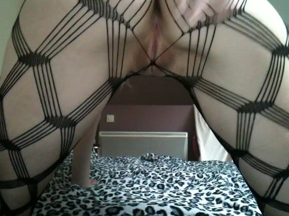 Kimber Benton Bodystocking And Anal Beads