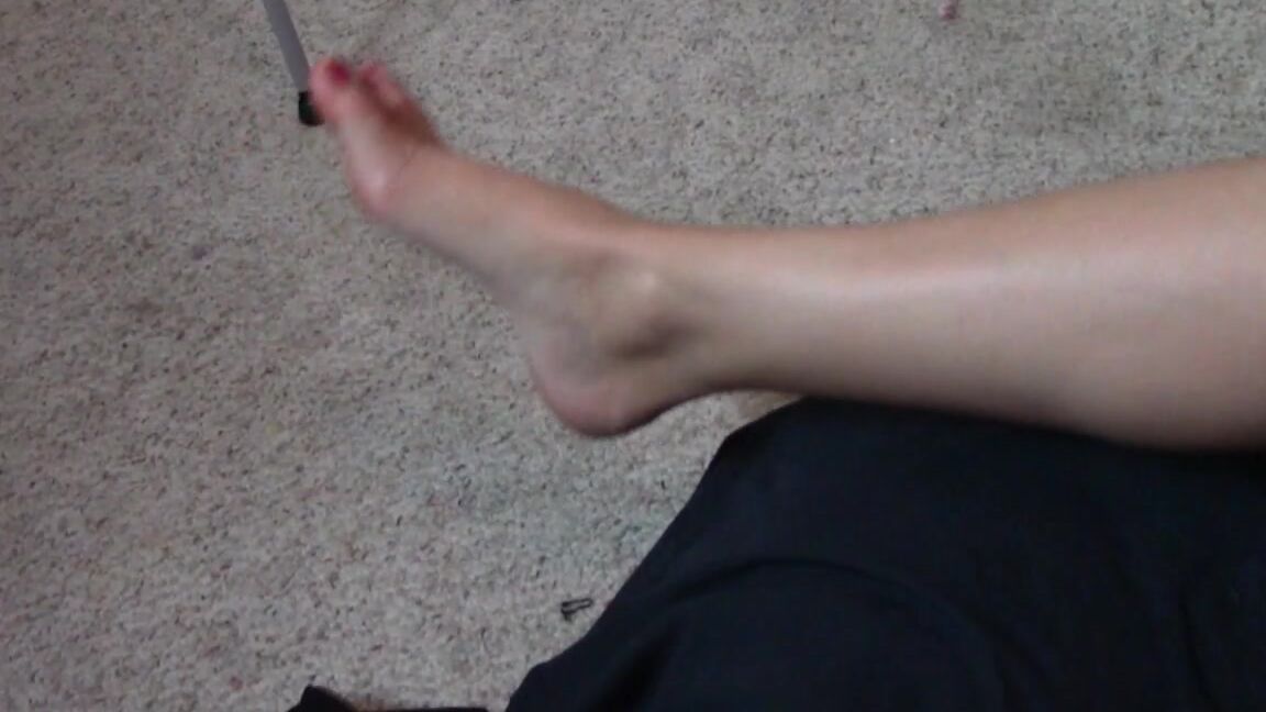 Barefoot, Feet, Foot Fetish, Footjobs, Pantyhose steph leen my first footjob ManyVids