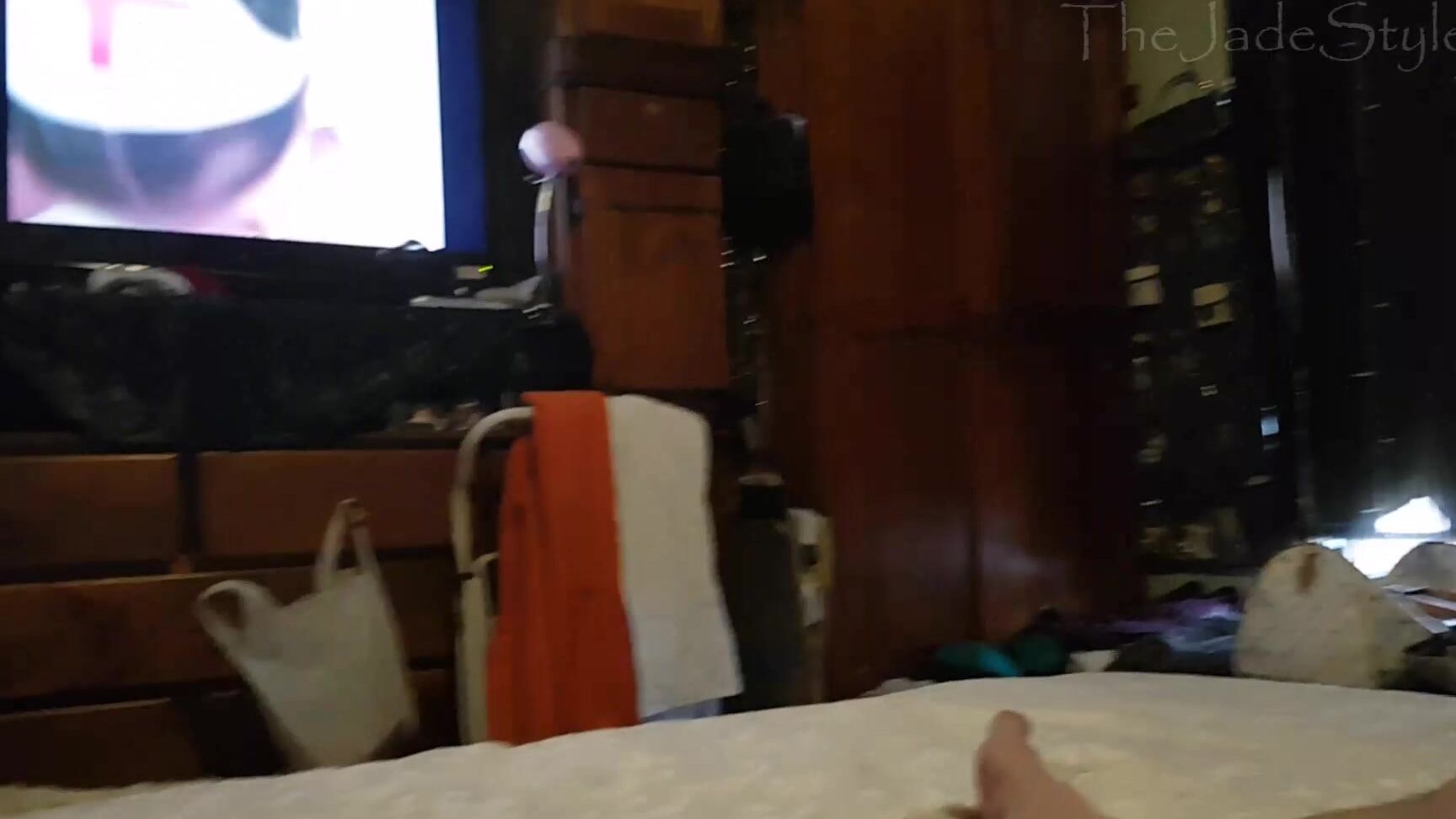 Big Boobs, Big Tits, Blowjob, Brunette, Cum In Mouth jade styles jade suck me off while i watch porn ManyVids