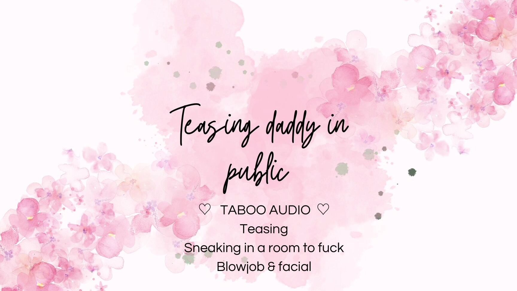 "Blondesugar93" audioonly, blowjob, dirtytalking, facials, taboo Teasing daddy in public manyvids