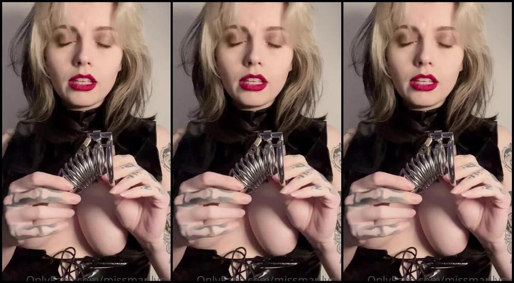Miss Marilyn Nicknamed Missmarilynxx Onlyfans There Are 2 Types Of Chastity Submissives In My Life