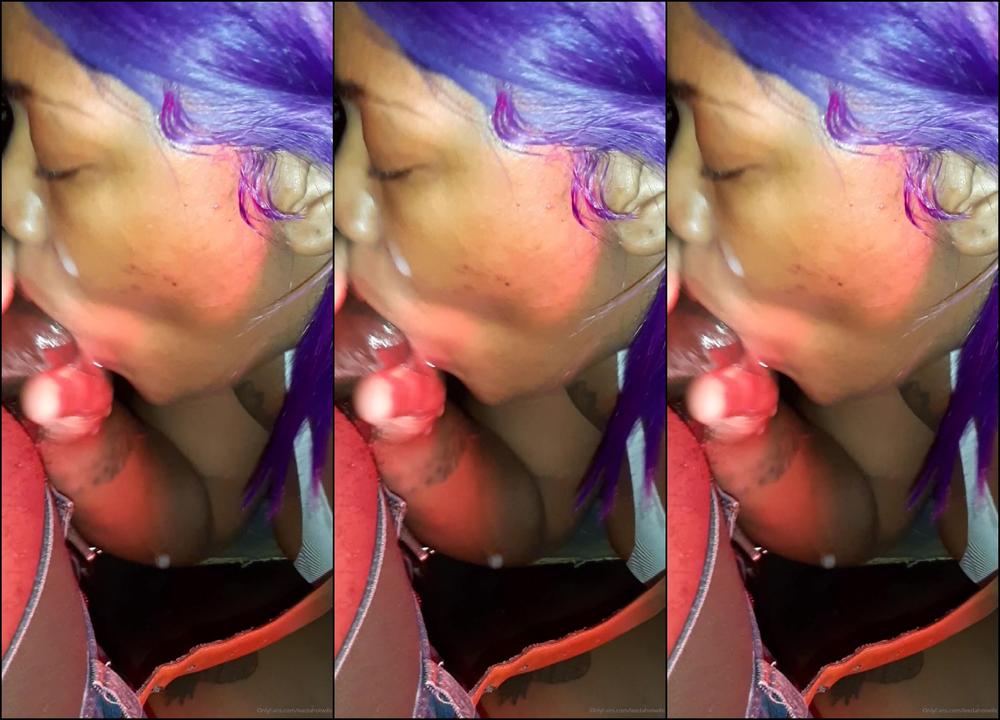 Leedahotwife Sucking Dick With Cum All Over My Face