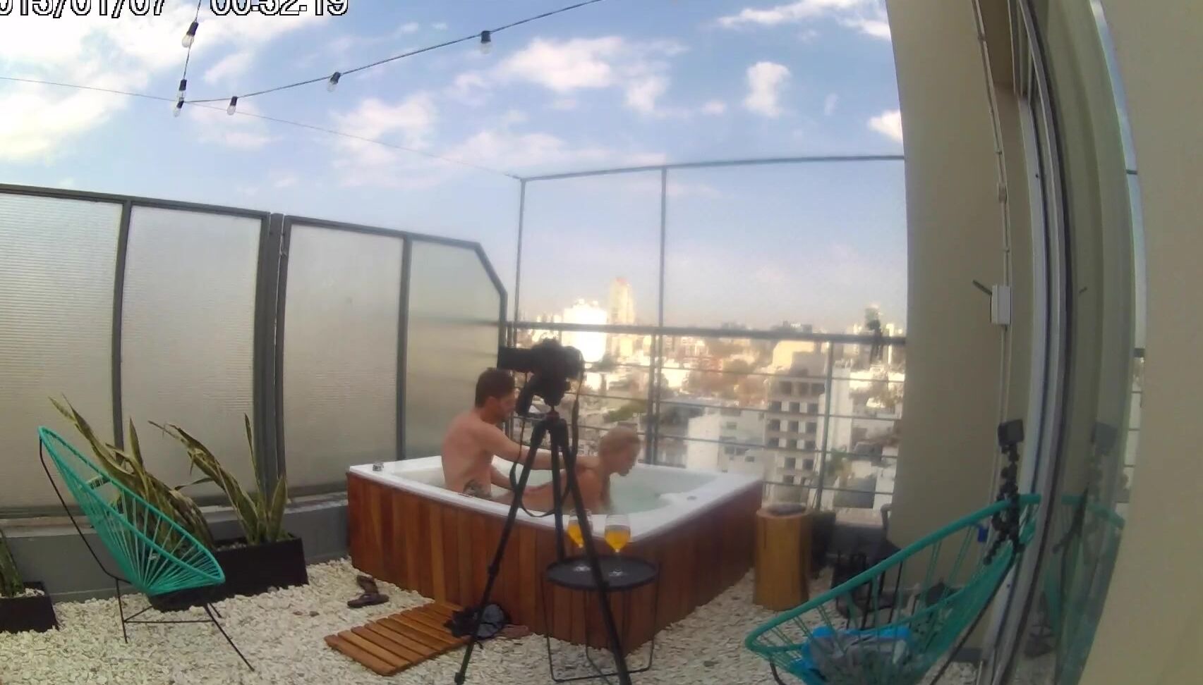Sinners World Bts Cam Intense Rooftop Jacuzzi Sex