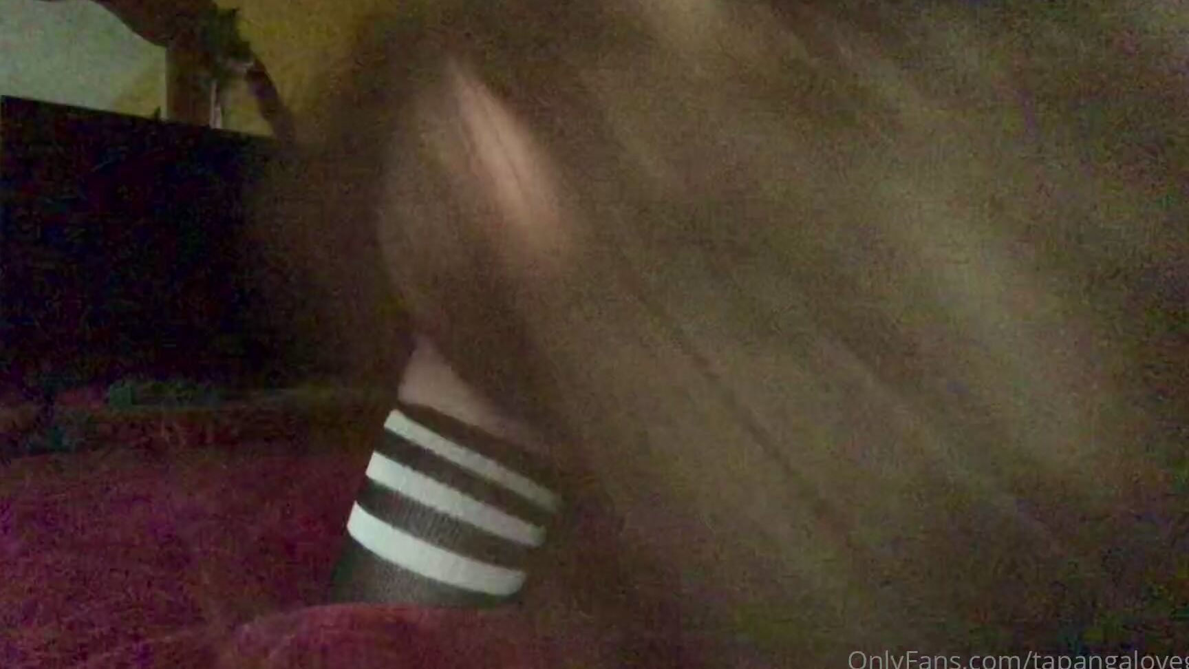 Tapangalovegood Masturbation And Ejaculation In Sexy Thigh High Stockings As Requested By A Subscriber Wit