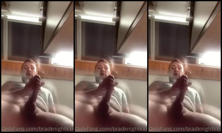 Bradknightxxx Stroke Out A Big Load On The Camera