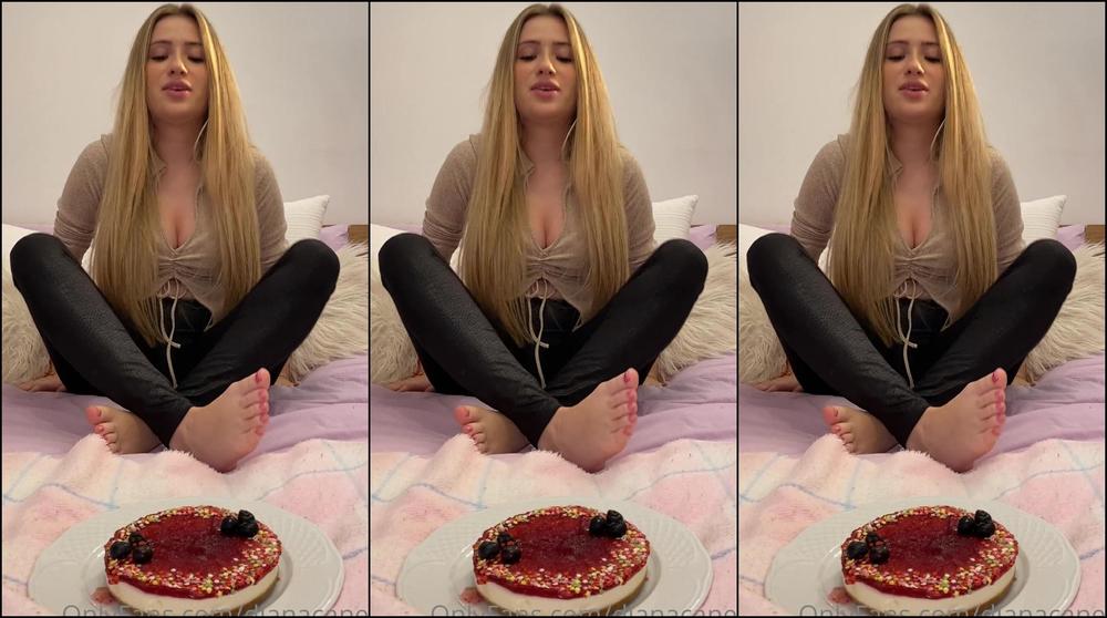 Dianacane Here You Have The Expected Video Of The Cake I Want You To Suck My Feet Until They Are Sh