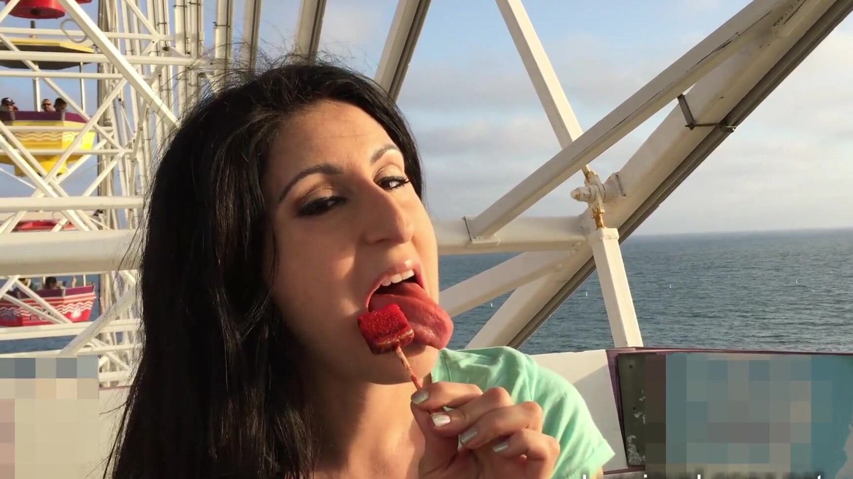 Luscious Lopez My Favorite Thing To Lick With My Long Tongue Chilisucker Ferris Wheel Lusciouslopez