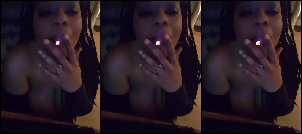 Renelove Rene Love Smokes Topless