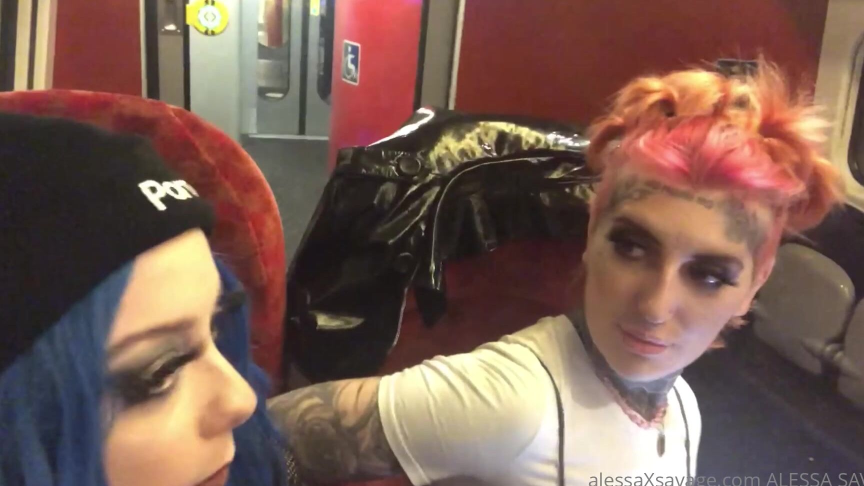 Alessa Savage Ever Wondered What Would Happen If You Bumped Into Us On The Train Now You Can Find Out