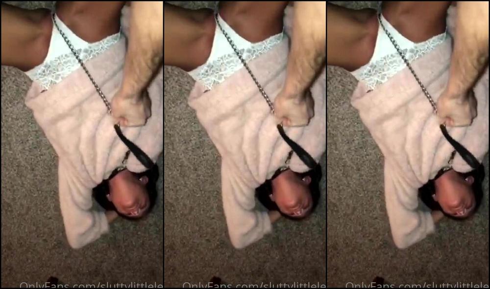 Sluttylittlelex B Tch On A Leash