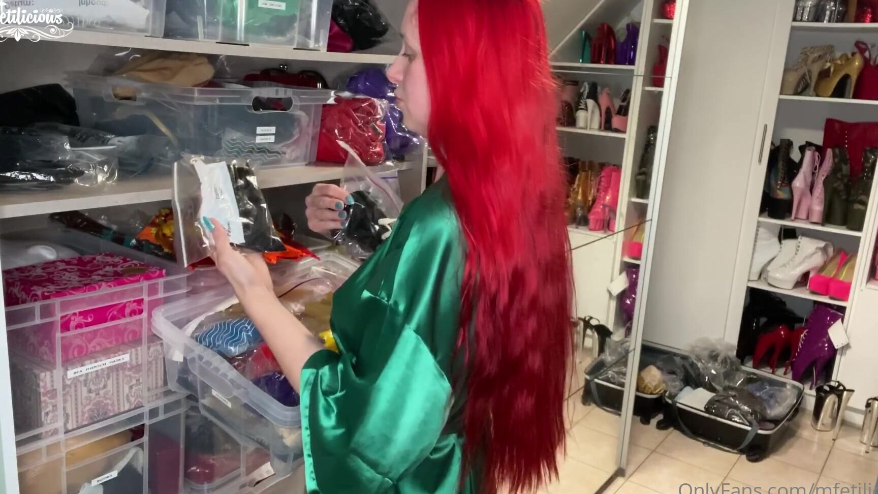 Mfetilicious Refilling My Small Lube Bottles And Packing My Stuff For The Photoshoot Of Tomorrow The F