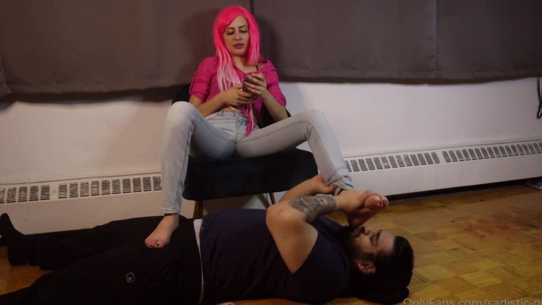 Sadistic Queen Stinky Foot Worship Ball Stomping Hd P