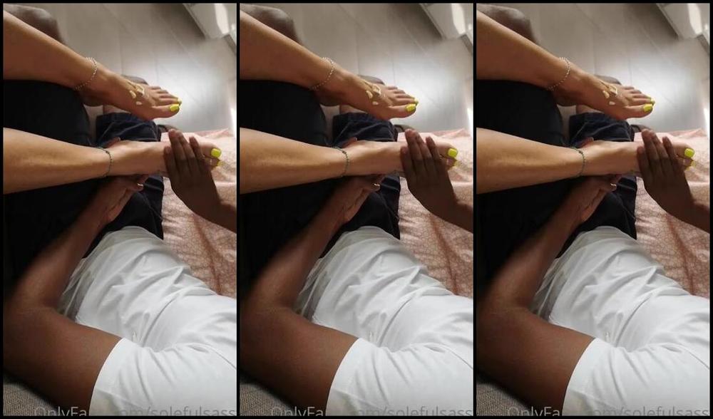 Solefulsassy Onlyfans Mmmm I Just Love My Feet Massaged And Gifted Giver Doesnt Disappoint